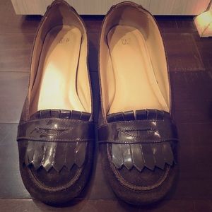 Dark Brown Loafer Flats